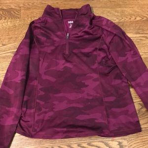 Youth Large (size 14) pink camo athletic set top and bottom